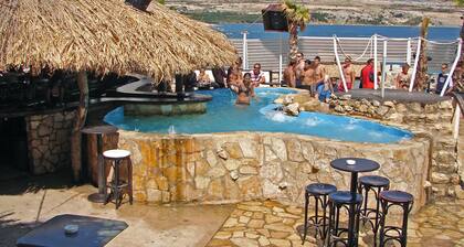 Studio apartment in Novalja with Seaview, Terrace, Air condition, WIFI (3565-8)