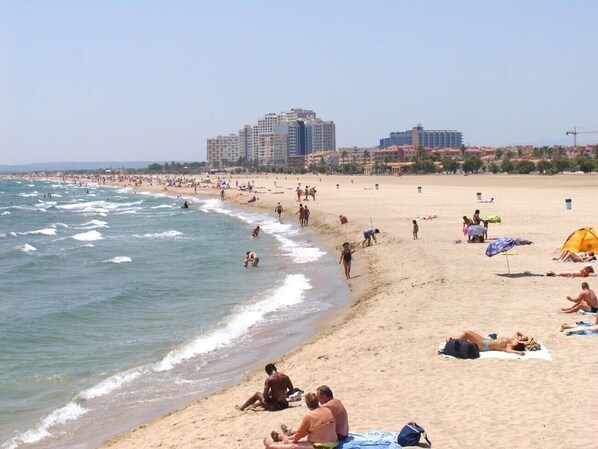 On the beach