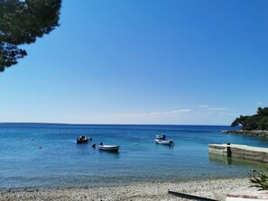 Beach - Apartment in Stivan with Terrace, Air condition, WIFI, Washing machine (920-3) (Stivan)