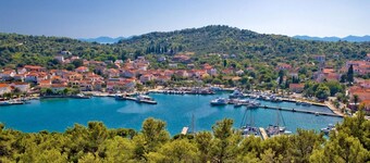 Apartamento Estudio en Preko con Seaview, Terraza, Acondicionador, WIFI (4574-2)