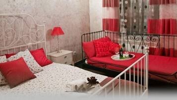 1 slaapkamer, een bureau, gratis wifi, beddengoed