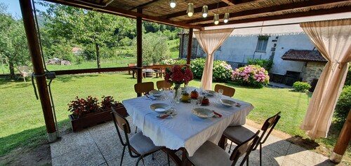 Cottage with private pool, located close to the natural reserve of the Apuan Alps