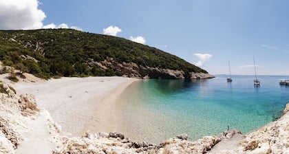 Maison de vacances dans Stivan avec vue mer, terrasse, Climatisation, WIFI (4239-1)