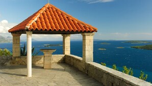 Terrace/patio - Apartment in Orebić with Seaview, Terrace, Air condition, WIFI (829-1) (Orebic)
