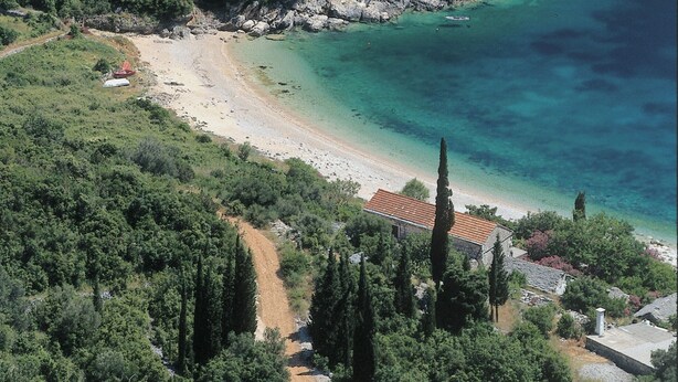 Beach - Apartment in Lumbarda with Seaview, Terrace, Air condition, WIFI (128-2) (Lumbarda)