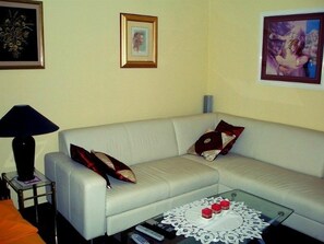 Una televisión, un reproductor de DVD