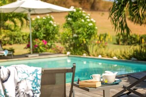 Pool - Majestic Palm - Dream villa feet in the water (Le Vauclin)