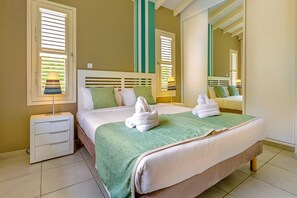 4 sovrum, värdeförvaringsskåp på rummet och strykjärn/strykbräda