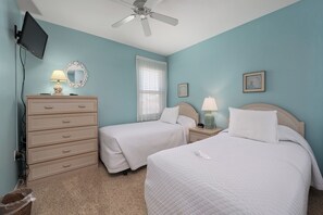 2 bedrooms, iron/ironing board, free WiFi, bed sheets - Waterfront Dock View 2 bed, 2 bath at Sanibel Moorings #1632 (Sanibel)