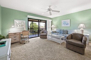 TV, DVD player - Waterfront Dock View 2 bed, 2 bath at Sanibel Moorings #1632 (Sanibel)