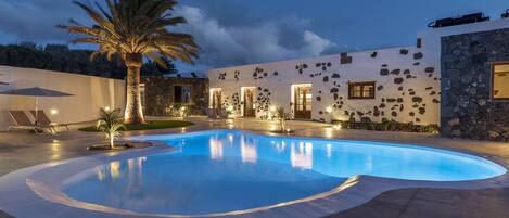 Una piscina climatizada