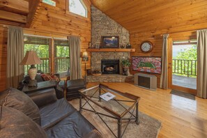 TV, fireplace, DVD player, table tennis