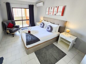 1 Schlafzimmer, Bügeleisen/Bügelbrett, kostenloses WLAN, Bettwäsche