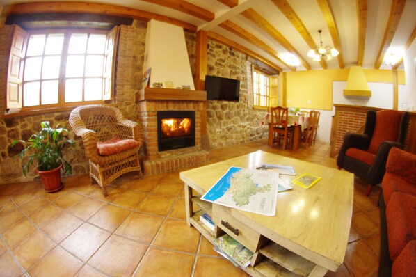 تلفزيون، مدفأة