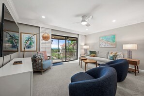 TV, DVD player - Partial Beach View 2 bed, 2 bath at Sanibel Moorings #1012 (Sanibel)