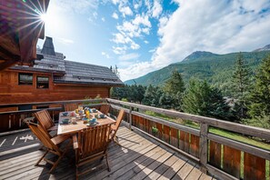 Outdoor dining - Chalet Aiguillette (Saint-Chaffrey)