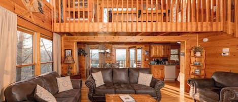 TV, fireplace, DVD player, ping pong