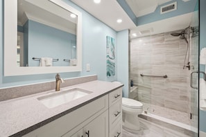 Hair dryer - Newly Renovated Partial Beach View 2 bed, 2 bath at Sanibel Moorings #411 (Sanibel)