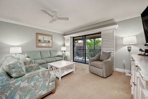 TV, DVD player - Partial Beach View 2 bed, 2 bath at Sanibel Moorings #1022 (Sanibel)