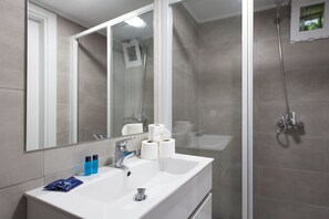 Shower, hair dryer