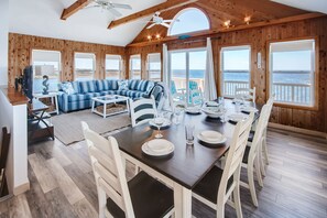 Dining - Soundfront Home w/ Private Boat Dock, Game Room, Windsports Access, & More! (Avon)