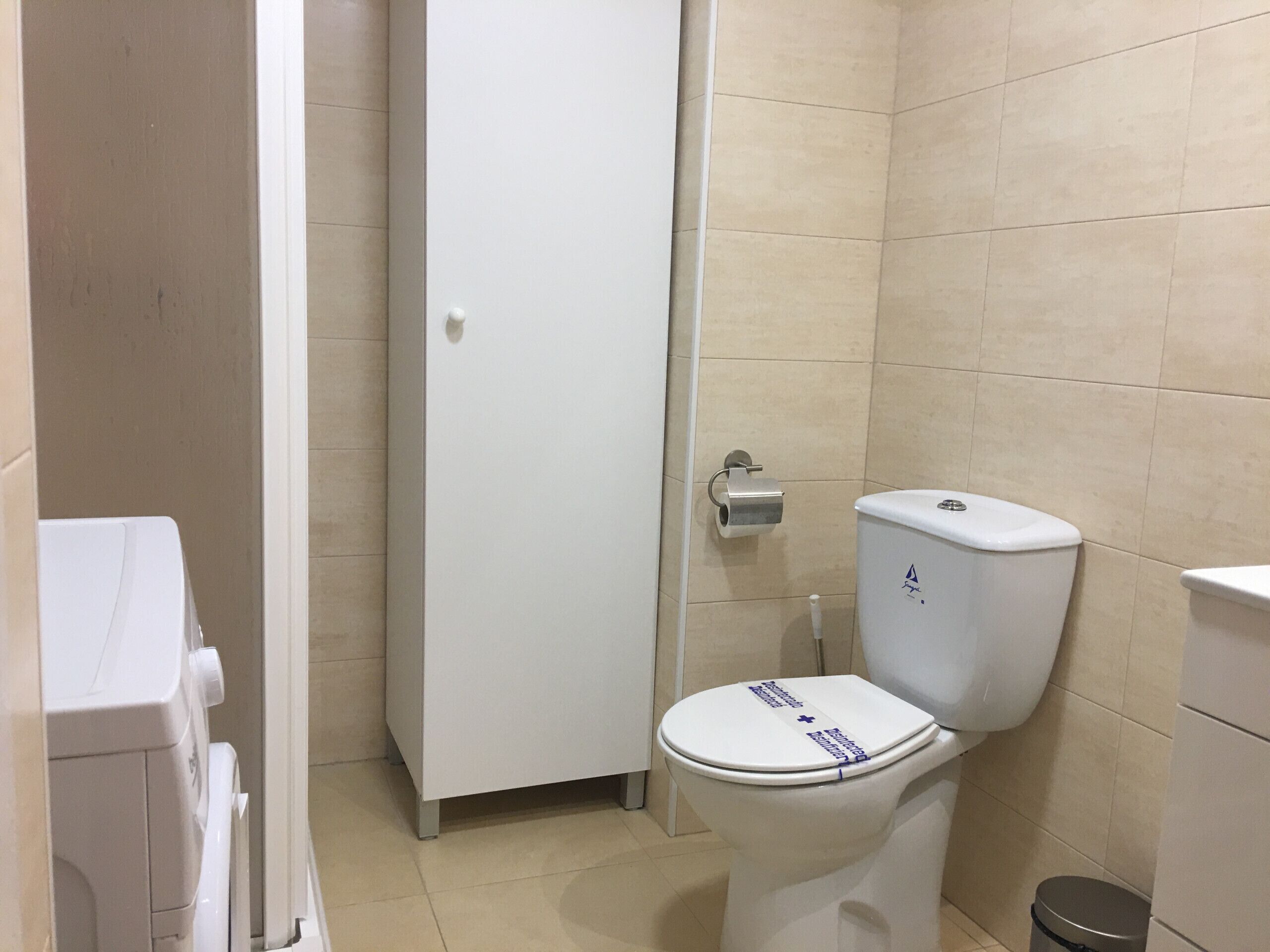 Douche, serviettes fournies