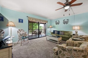 TV, DVD player - Cozy Dockside 2 bed, 2 bath at Sanibel Moorings #1612 (Sanibel)