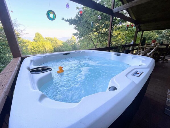 Bain à remous extérieur