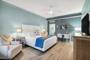 1 slaapkamer, een bureau, een strijkplank/strijkijzer, gratis wifi