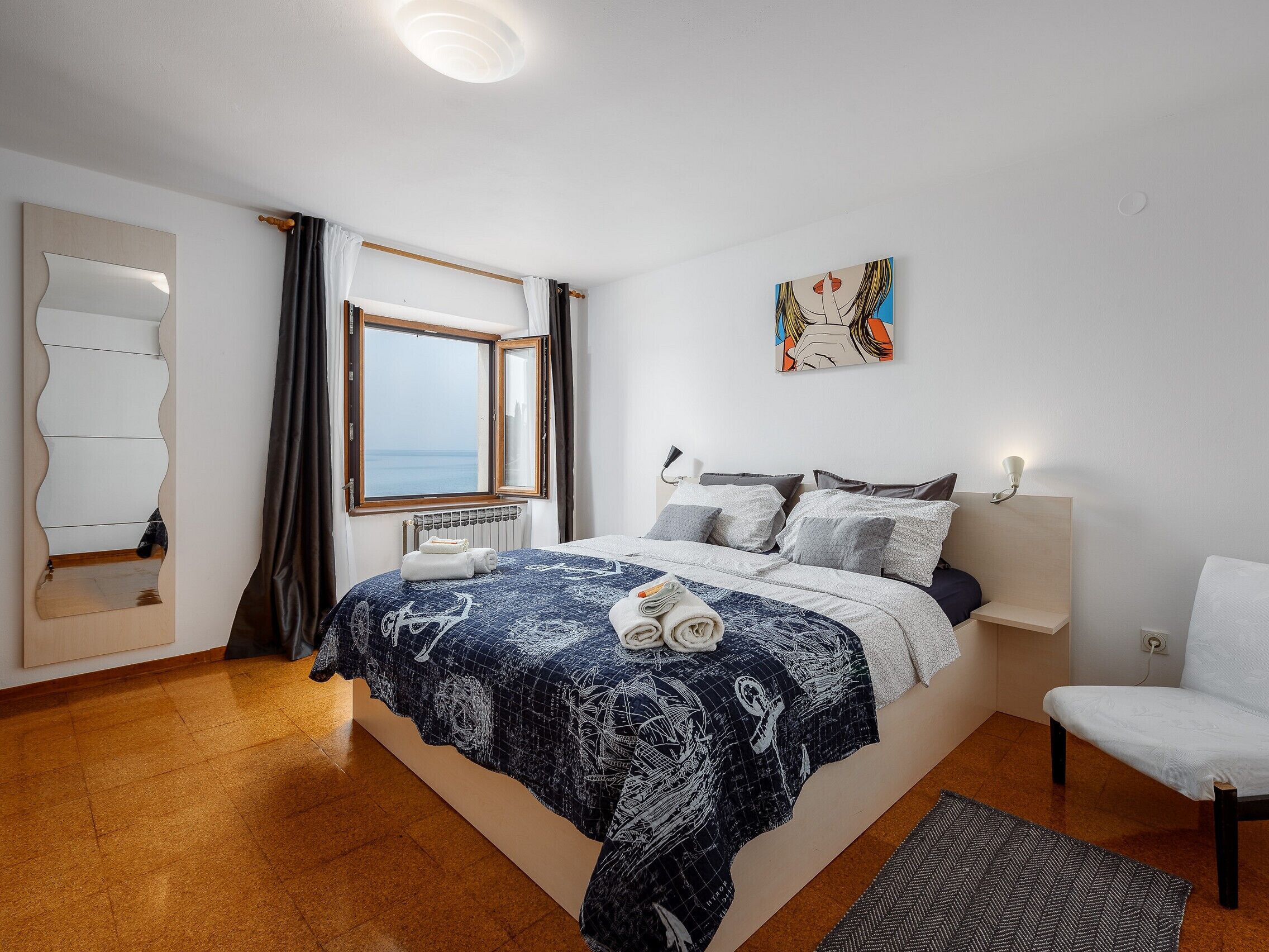 2 Schlafzimmer, Bügeleisen/Bügelbrett, kostenloses WLAN, Bettwäsche