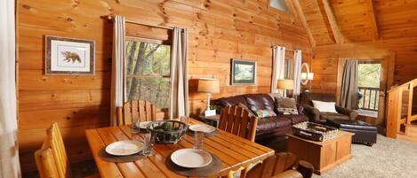 TV, fireplace, DVD player, ping pong