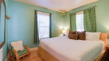 2 makuuhuonetta, silitysrauta/-lauta, vauvan matkasänky, ilmainen Wi-Fi