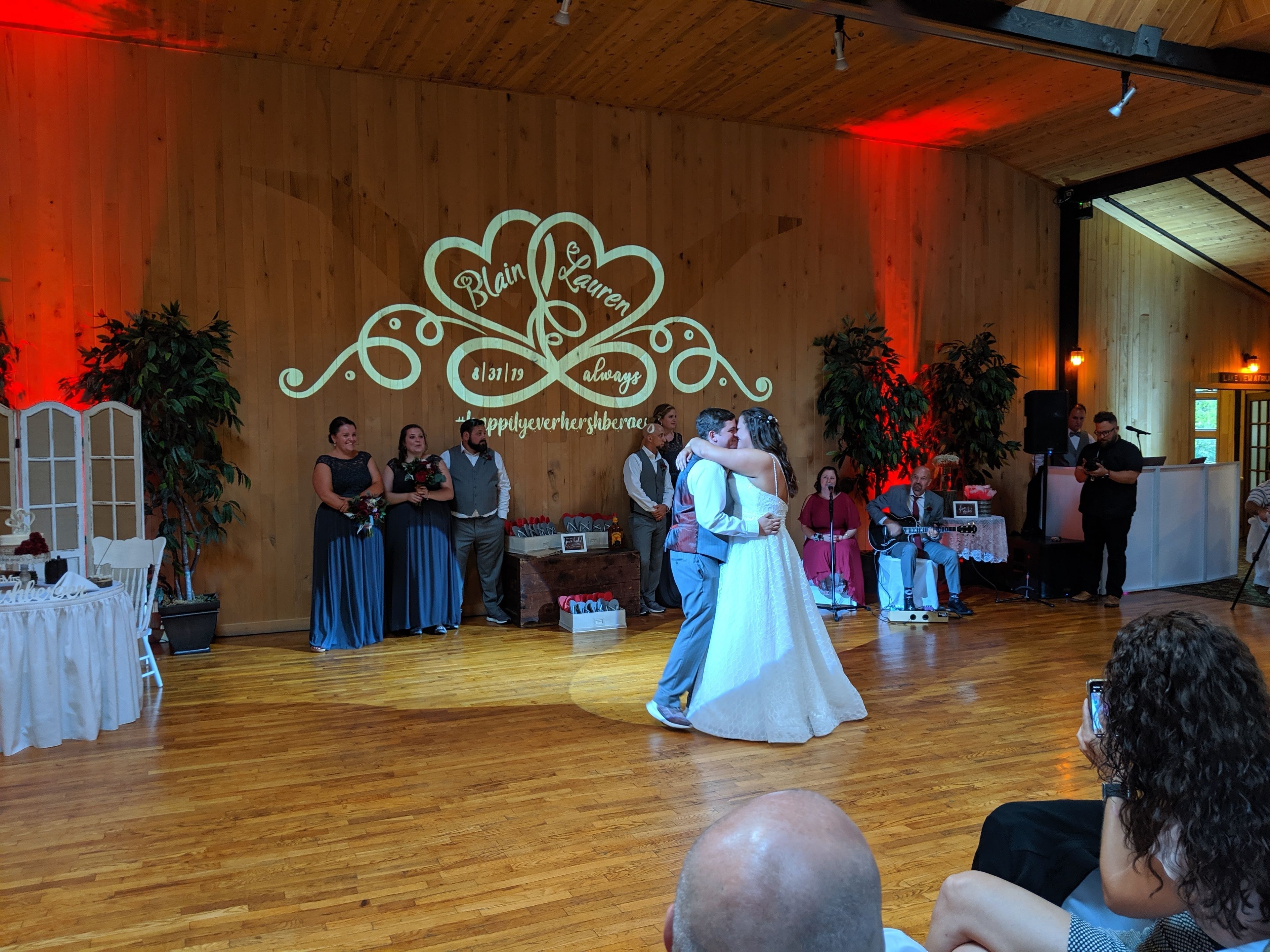 indoor wedding