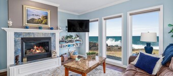 * Promo!* Kaunis Oceanfront Condo, Wifi, HDTV, DVD, poreallas ja uima-allas!