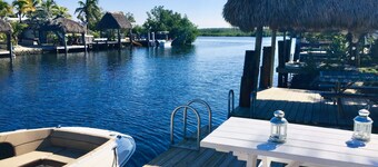 Waterfront Pool, Beach, Dock, Kayaks