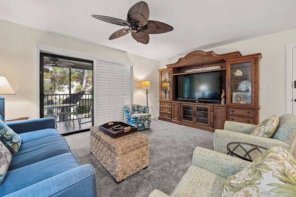 Een televisie en een dvd-speler