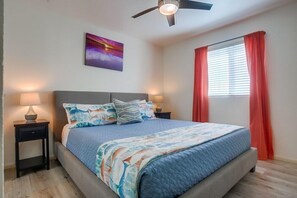 2 bedrooms, iron/ironing board, Internet, bed sheets
