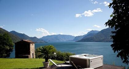ferien urlaub große villa miete italien, lake district, lake como, pool, ansicht, gro��e villa zu vermieten italien, lake distric