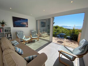 TV, DVD player, books, stereo - Villa Anatoli - Luxury seafront villa with private infinity pool (Sivota)