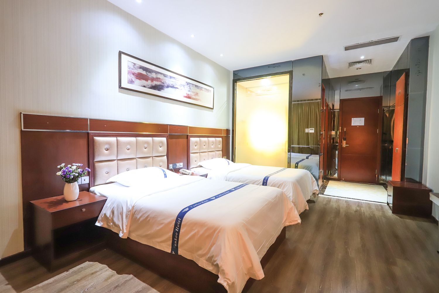 ห้องสแตนดาร์ดทวิน, ไม่มีหน้าต่าง | โต๊ะทำงาน, เตียงเสริม/เปล, Wi-Fi ฟรี