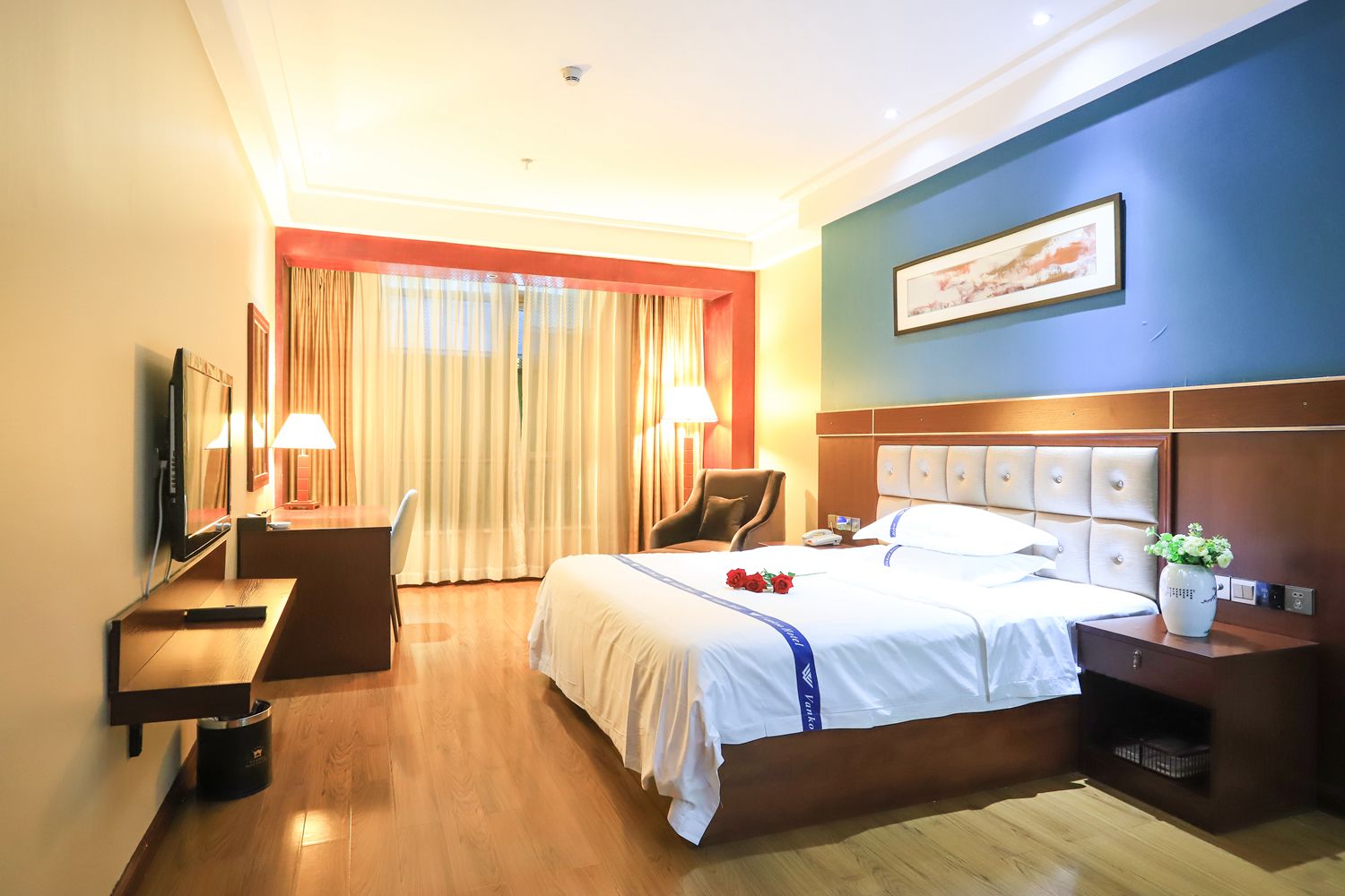 ห้องดีลักซ์ดับเบิล | โต๊ะทำงาน, เตียงเสริม/เปล, Wi-Fi ฟรี