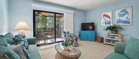 Una televisión, un reproductor de DVD