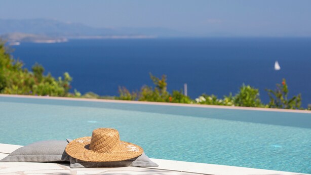 Pool - Villa Koumaria - Secluded Elegance with Amazing Sea Views & Infinity Pool (Sivota)