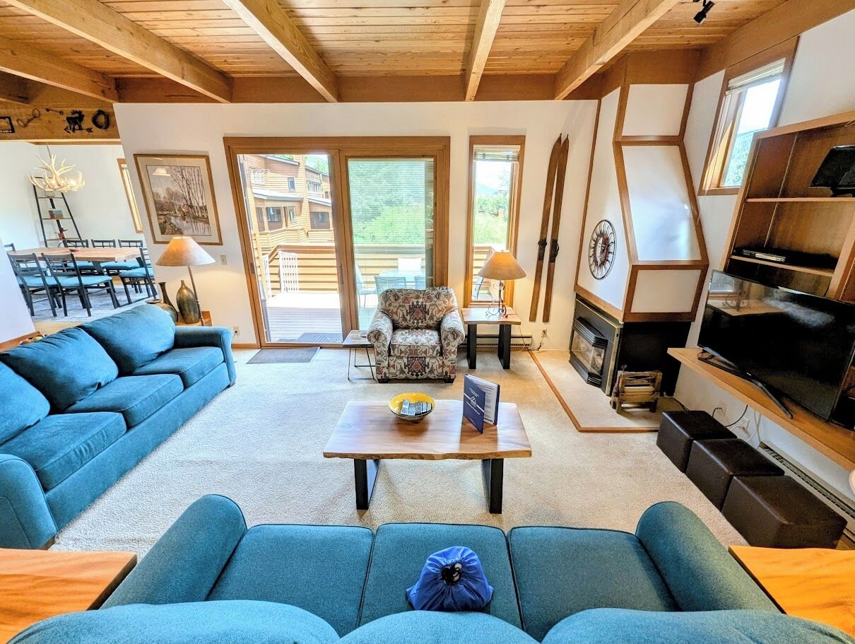 TV, fireplace, stereo