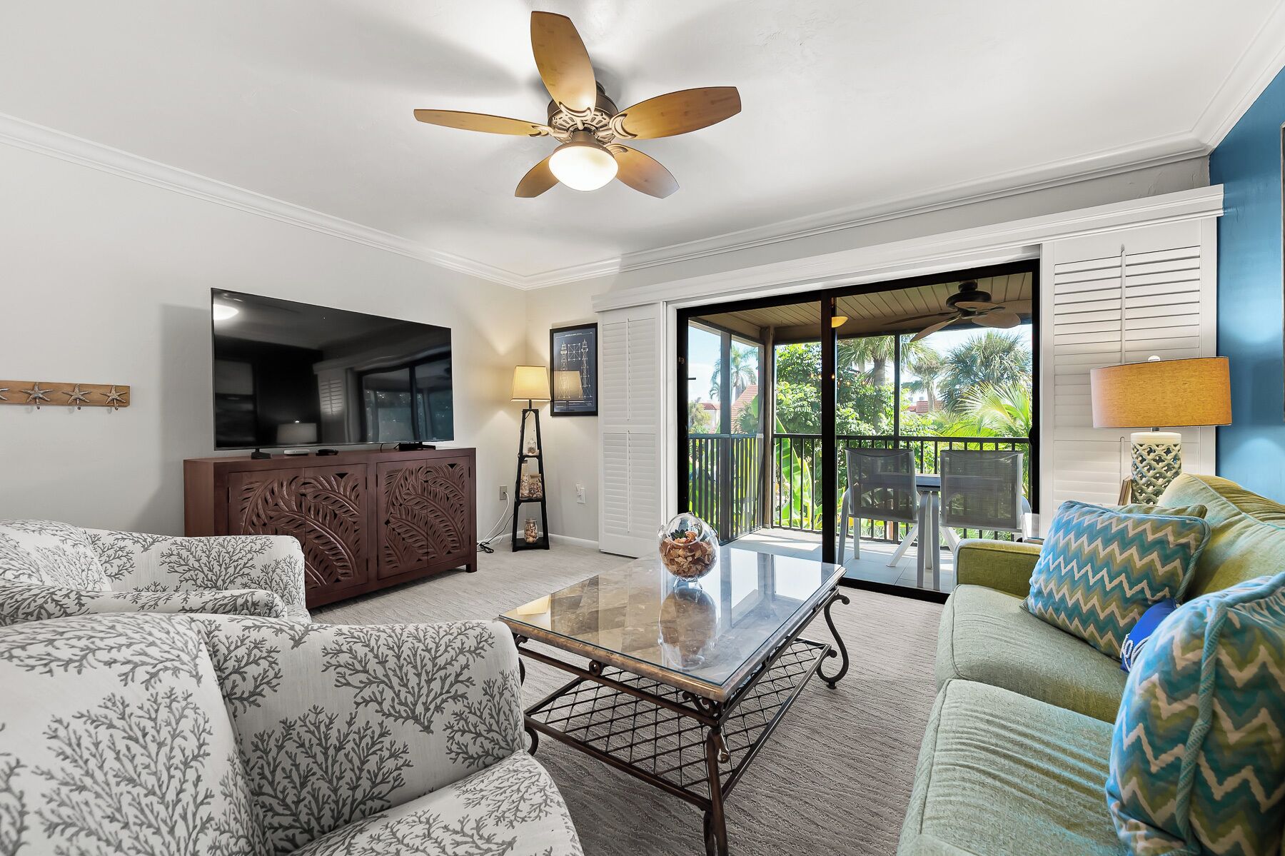 Televisión y reproductor de DVD 