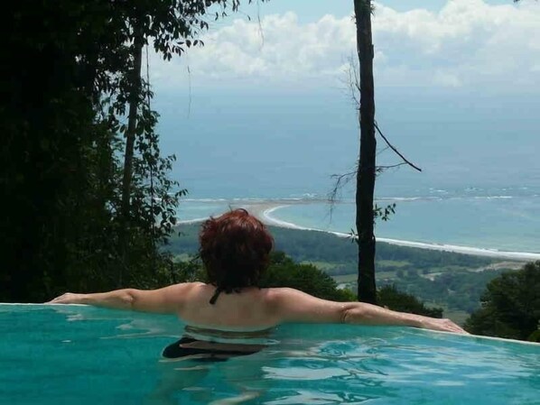 Pool - WHALES TAIL VIEWS Del Congos Uvita Great privacy, WSlide Pool, HandicapAccess (Uvita)
