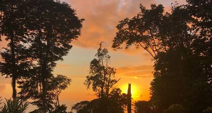 WHALES TAIL VIEWS Del Congos Uvita Great privacy,BIRD Reserve,Waterslide Pool