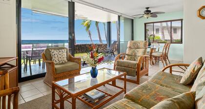 Vrai OCEANFRONT BIG 2 chambres 2 salles de bain remodelé - 2 Kona Town & Beach-Sunset