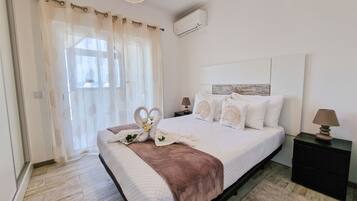 2 slaapkamers, een strijkplank/strijkijzer, gratis wifi, beddengoed