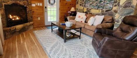 Smart TV, DVD player, books, video library